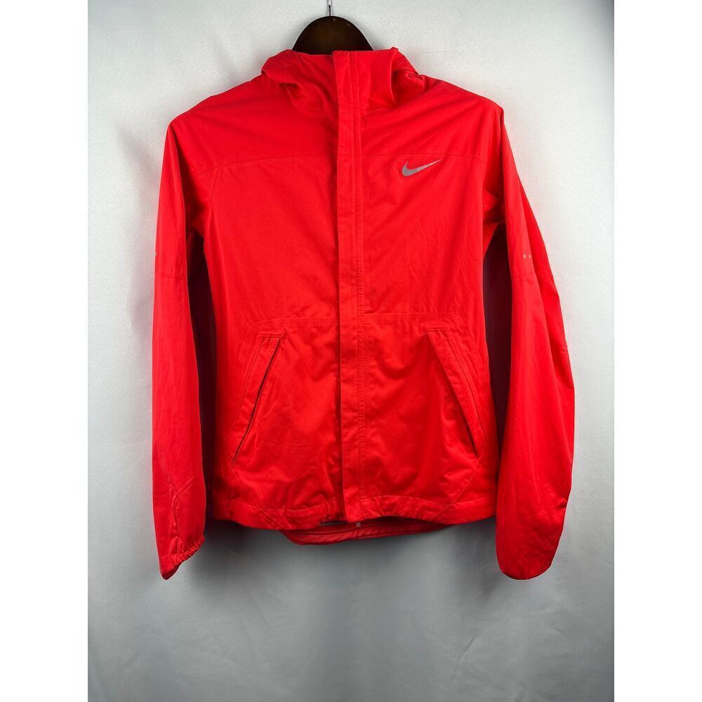 Women’s Nike Small Bright Red Hooded Windbreaker